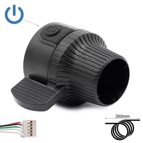 Kukirin G2, G3, G4 gázkar bekapcsoló gombbal