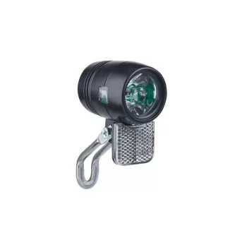   LÁMPA ELSŐ AGYDINAMÓS 1 LED BÜCHEL SPORT ECO 20LUX (KAPCSOLÓS) FEKETE
