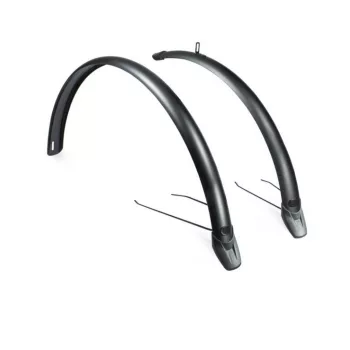   Eurofender Tempo kerékpáros sárvédő szett 28" - 53mm, Suntour és RockShox kompatibilis, matt fekete