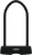 ABUS U-lakat Granit 460/150 HB300, USH tartóval, fekete