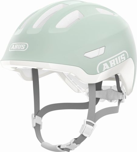 ABUS kerékpáros gyerek sisak Smiley 3.0 ACE LED, In-Mold, pure mint, M (50-55 cm)