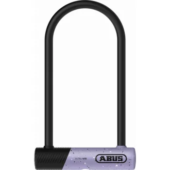 ABUS U-lakat Ultra 410K/170 HB230, USH tartóval, lila