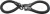 ABUS láncos lakat Infinity Loop 1806/140, fekete