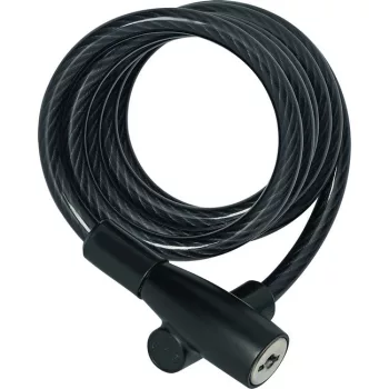   ABUS spirál lakat 3506K/180, fekete (07356 cikkszámú - 1950/180 helyettesítõ)