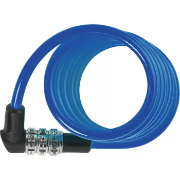 ABUS spirál lakat számzárral 3506C/120, kék