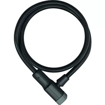   ABUS kábel lakat Primo 5410K/85, fekete (16509 / 16510 cikkszámú - 5412K/85 helyettesítõ)