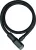 ABUS kábel lakat Racer 6412K/85, fekete (13406 cikkszámú - 6415K/85/15 BK helyettesítõ)
