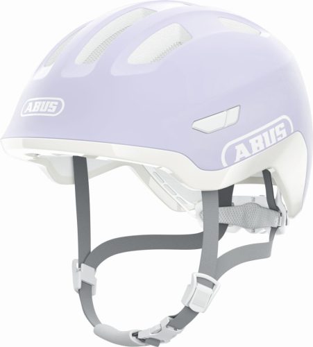 ABUS kerékpáros gyerek sisak Smiley 3.0 ACE LED, In-Mold, pure lavender, M (50-55 cm)