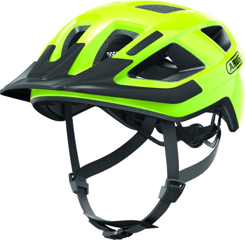 ABUS kerékpáros városi sisak Aduro 3.0 LED, In-Mold, signal yellow S (51-55 cm)