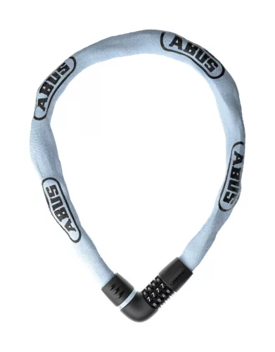 ABUS láncos lakat számzárral Tresor 6807C/110, light blue (7mm)