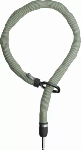 ABUS kiegészítő lánc ACH SUPERIOR Adaptor Chain 7KS/100 patkó lakathoz és Alarmbox 2.0-hoz, bike packing green