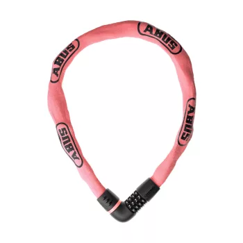   ABUS láncos lakat számzárral Tresor 6807C/110, rose blush (7mm)