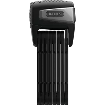   ABUS hajtogatható lakat riasztóval BORDO SmartX Alarm 6500A/110, kulcs nélküli rendszer, SH tartóval, távirányítóval, fekete