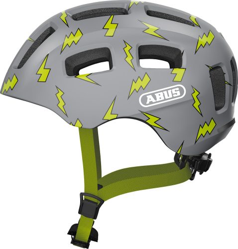 ABUS kerékpáros gyerek sisak Youn-I 2.0, In-Mold, grey flash, M (52-57 cm)