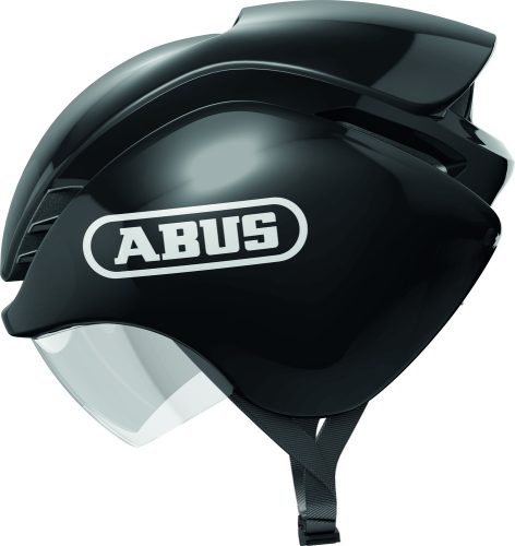 ABUS kerékpáros triatlon sisak GameChanger TRI, In-Mold, shiny black, L (58-62 cm)