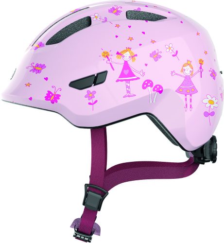 ABUS kerékpáros gyerek sisak Smiley 3.0, In-Mold, rose princess, S (45-50 cm)