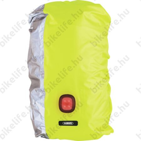 ABUS Lumino fényvisszaverõs táskavédõ, USB-s lámpával Night Cover, neon sárga