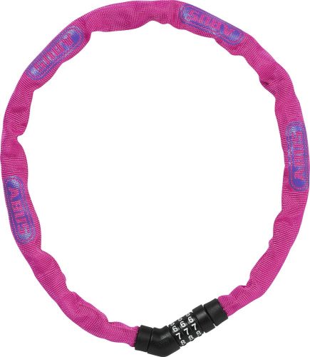 ABUS láncos lakat számzárral Steel-O-Chain 4804C/75, pink