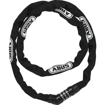   ABUS láncos lakat számzárral Steel-O-Chain 4804C/110, fekete