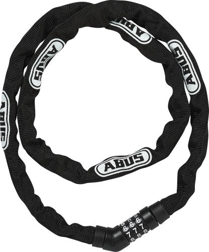 ABUS láncos lakat számzárral Steel-O-Chain 4804C/110, fekete