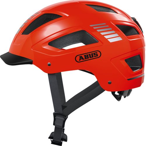 ABUS kerékpáros városi sisak Hyban 2.0, ABS, signal orange, M (52-58 cm)