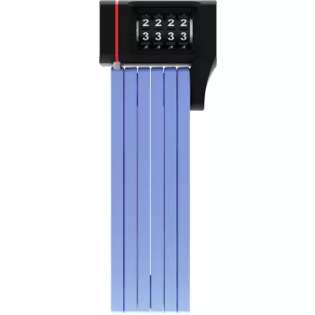   ABUS hajtogatható lakat számzárral uGrip BORDO 5700C/80, SH tartóval, kék