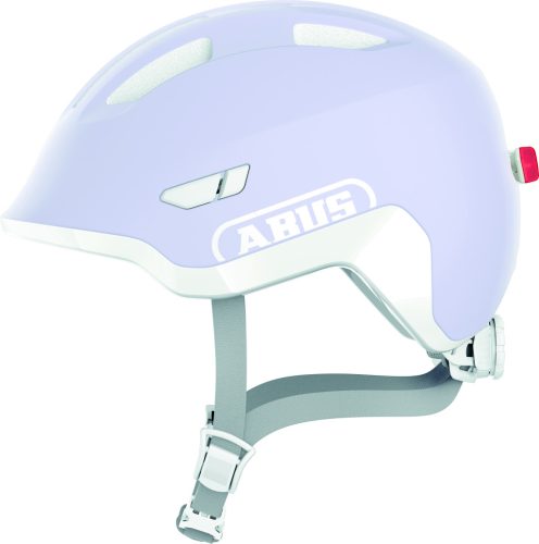 ABUS kerékpáros gyerek sisak Smiley 3.0 ACE LED, In-Mold, pure lavender S (45-50 cm)