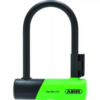 ABUS U-lakat Ultra 410K/150 HB140, USH tartóval, zöld