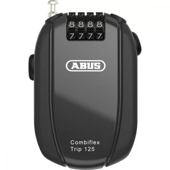   ABUS mini kábellakat számzárral Combiflex Trip, 125 cm, fekete
