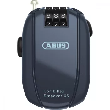   ABUS mini kábellakat számzárral Combiflex StopOver, 65 cm, éjkék