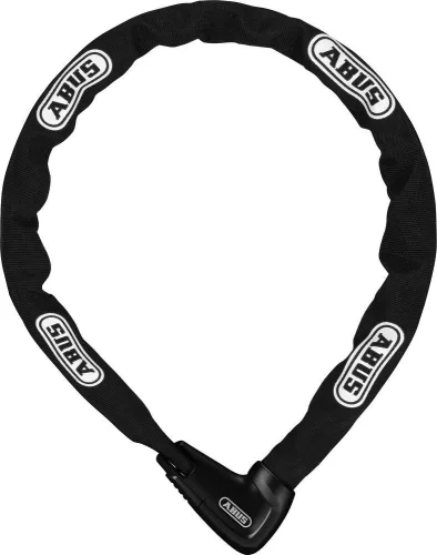 ABUS láncos lakat Steel-O-Chain 9808K/85, XPlus zárszerkezettel, fekete, adott kulcshoz