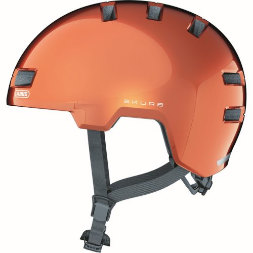 ABUS kerékpáros városi sisak Skurb, ABS, goldfish orange, L (58-61 cm)
