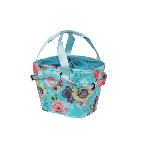 Basil elsõ kosár Bloom Field Carry All Front Basket, KF kompatibilis, kormányadapter nélkül (BA 70177), sky kék