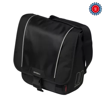   Basil egyoldalas táska Sport Design Commuter Bag, Hook ON, fekete