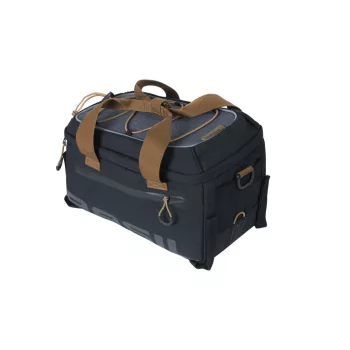   Basil csomagtartó táska Miles Trunkbag, Universal Bridge system, fekete szürke