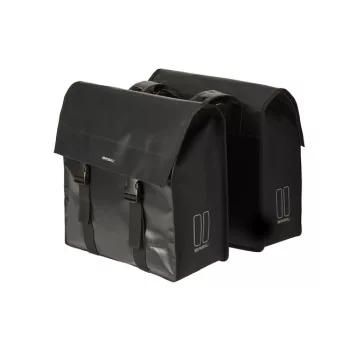   Basil dupla táska Urban Load Double Bag, Universal Bridge system, fekete