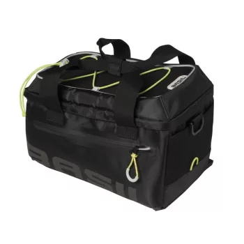   Basil csomagtartó táska Miles Trunkbag, Universal Bridge system, fekete lime
