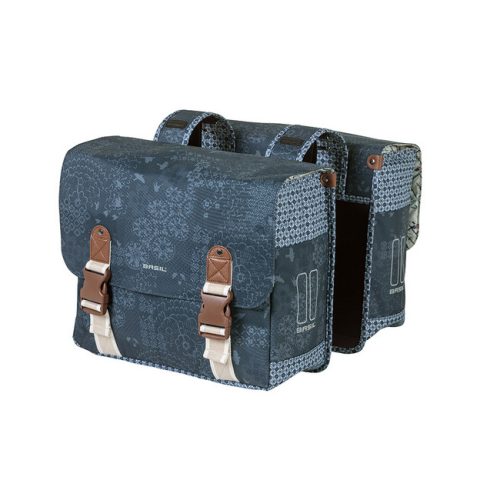 Basil dupla táska Boheme Double Bag, Universal Bridge system, indigó kék