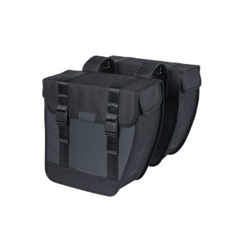   Basil dupla táska Tour Waterproof XL, Universal Bridge System, fekete