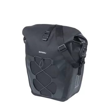   Basil egyoldalas táska Navigator Waterproof M Single Bag, Hook ON,  12-15 l, fekete
