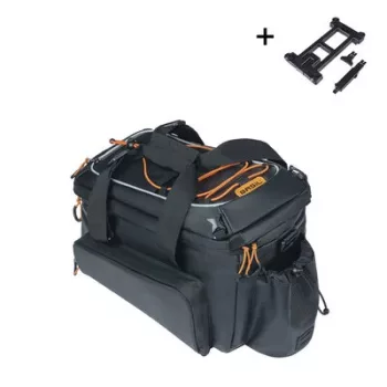   Basil csomagtartó táska Miles Tarpaulin Trunkbag XL Pro MIK 2.0 adapterrel (TBA 70173), 9-36 literes, fekete narancs