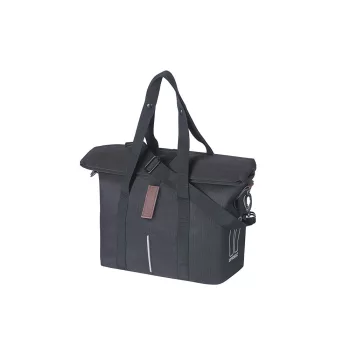   Basil egyoldalas táska City Handbag 3in1 KF-Hook ON-MIK ready, fekete