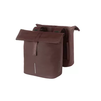   Basil dupla táska City Double Bag Vegan bőr, Universal Bridge System, barna