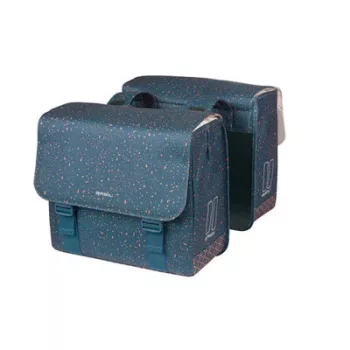   Basil dupla táska Flair Double Bag, Universal Bridge System, kék