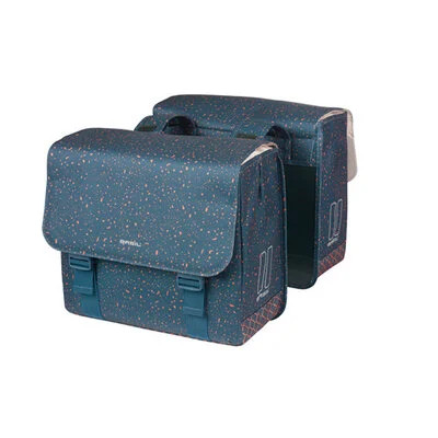 Basil dupla táska Flair Double Bag, Universal Bridge System, kék