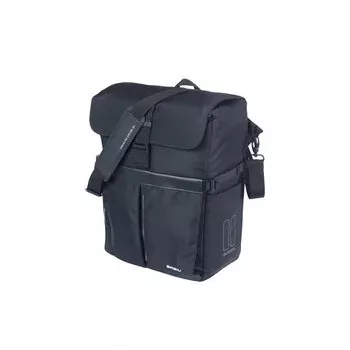 Basil egyoldalas táska Move Commuter Bag, MIK Hooks, fekete