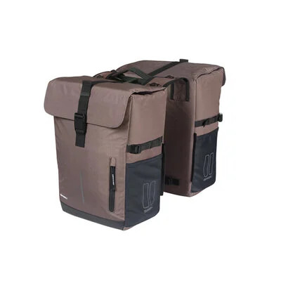 Basil dupla táska Move Double Bag, MIK 2.0 (TBA 70173 felfogatással), barna