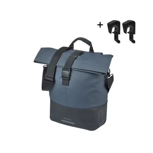 Basil egyoldalas táska Cove Shopper, MIK Hooks, navy kék/fekete