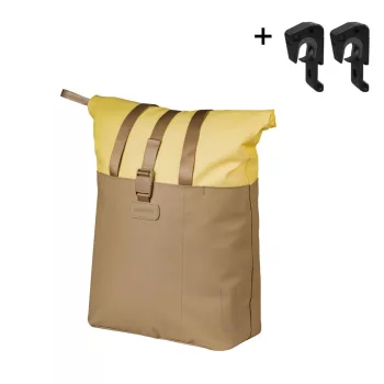   Basil egyoldalas táska Vive Shopper, MIK Hooks, homokszínű/sárga