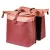 Basil dupla táska Vive Double Pannier Bag, 28-35 l, burgundy/pink